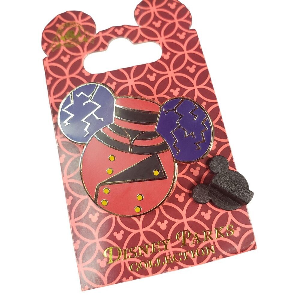 Disney Tower Terror Cast Member Uniform Trading Pin Mickey Icon Head